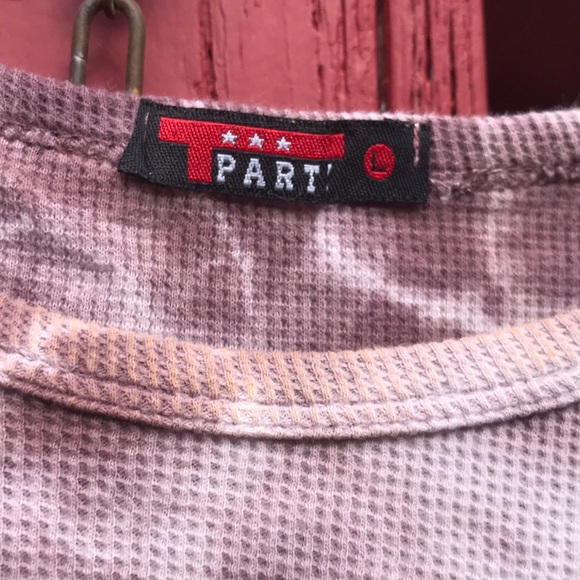 T party Tie-Dye Heart Long Sleeve Top - Picture 2 of 4